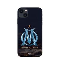 Maniacase dėklas iPhone 13 mini OM mėlyno ir auksinio logo stadiono juoda