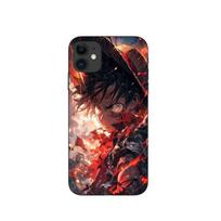 Case - Maniacase - Iphone 12 - Angry Luffy - Soft - Black