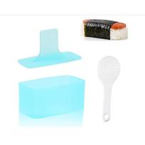 Maltų ryžių kamuoliukų forma DIY karo laivo suši forma Kepimo įrankiai Daugiasluoksnis suši Papildomas maistas Rožiniai suši įrankiai Sushi mold without spoon dangaus mėlyna spalva
