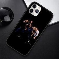 Telefono dėklas IPhone 12 Mini 11 Pro XR X MAX SE XS 5 6 6S 7 8 E Plus Juodas Dangtelis Funda Prabangus Bamperis Silikoninis FOO FIGHTERS iPhone 5 5S SE gray