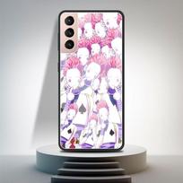 Tempered Glass Case For Samsung Galaxy S21 Ultra S20 FE S10 Plus Note 20 10 Lite S9 S8 9 S10e Phone Cover Anime Hunter X Hunter Samsung S21 gray