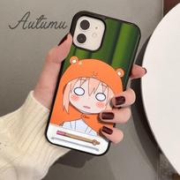Himouto! Umaru chan telefono dėklas iPhone 11 12 13 14 Pro Max mini X XR XS SE 2020 5s 6S 7 8 Plus Samsung Galaxy S21 S22 korpusas Samsung S22ultra orange