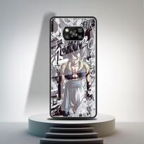 Glass Case For Xiaomi Poco X3 NFC 11 Lite 11T F3 M3 For Redmi Note 11 10 9 8 Pro 10S 9S 9A 9C Phone Cover Anime Xiaomi Poco X3 NFC gray