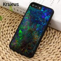 Krajews Geode opal iridescent holographic marble Phone Case For iPhone 14 5 6s 7 8 plus X XR XS 11 12 13 pro max Samsung S21 S22 iPhone 14