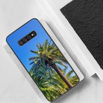 Green Plants Phone Case For Samsung Galaxy S7 Edge Plus S9 S20Plus S20ULTRA S10lite S225G S10 Case samsungS22plus5G blue