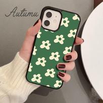 Flowery Phone Case for iPhone 11 12 13 14 Pro Max mini X XR XS SE 2020 5 6S 7 8 Plus Samsung Galaxy S21 S22 Cover shell Samsung S22ultra black