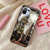 Firefighter Heroes Fireman Case For Xiaomi 11T Pro 12 Mi 11 Lite Cover For POCO X3 GT X4 Pro F1 F3 M3 M4 Pro Cover Mi 9T (9T Pro) black
