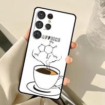 Science Chemistry Caffeine For Samsung Galaxy S22 Ultra S21 S20 FE S8 S9 S10 Note 10 Plus Note 20 Ultra Phone Case Galaxy S8