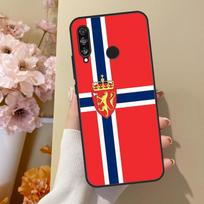 Norway Flag Cover For Huawei P30 Lite P40 P20 P50 Pro Nova 5T P Smart 2019 Case For Honor 50 10i 8X Huawei P20