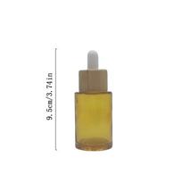 1PC Dispenser Bottle Perfume Essential Oil High End Glass Bottle Eco-friendly gray