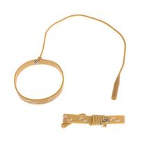 Silica Gel Wrist Strap Silicone Grafting Eyelash Tweezers Bracelet Wrist Strap Silicone Tweezers Auxiliary Makeup Tool For Girl geltona