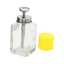 Press Bottle, Type Liquid Pump Dispenser, with Scale Container Transparent Top Cap Empty white