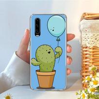 Kaktusas Vintažinis Gėlė Telefono Dėklas Huawei P40 P10 P20 P30 Lite P50 Mate 10 30 40 20 Pro Mobiliojo Telefono Galinis Dangtelis Silikoninis Dovanai Huawei Mate 40 Pro black