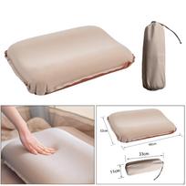 Inflatable Pillow Travel with Storage Bag Lightweight PVC for Neck Support Compressible