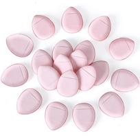 20Pcs Mini Size Finger Puff Makeup Sponge Concealer Foundation Puff Air Cushion Cosmetic Sponge Wet Dry BB Cream Applicator