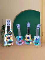Mini Ukulėlė Gitara Žaislas Įgūdžių Lavinimas Klasikinis Ankstyvojo Ugdymo Muzikos Instrumentas Berniukams Mergaitėms Vaikams Kūdikiui Kalėdinės Dovanos gray