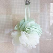 Lufah Bath Shower Sponge Pouf Mesh Ball Exfoliating Premium žalia