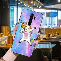 Phone Case For Xiaomi Redmi 6 7 8 9 A Pro Redmi Note 10 Pro 5G 8 8T 9 9S 7 6 5 Pro  Black Cover Coque Trend Unicorn Cartoon Redmi 8A