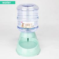Large Capacity Pet Feeder Small Dog Food Bowl Automatic Water Dispenser Cat Feeder Drinking Bowl Pet Feeding Drinker Water Bowl white