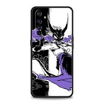 Genshin impact black and white For Realme 9i Luxury Phone Case 9 8 5G GT2 7 6 Pro Plus 8i C21 C3 C11 C25 Black Silicone Cover Realme C3 black
