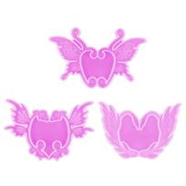 Butterfly Ear Cuff Earring Silicone Mold Wing Shape Epoxy Resin Casting Mold Jewellery Making Molds Craft  Craft Tool pink