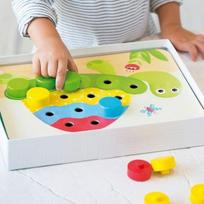 Iliustruotos lentelės spalvų mokymuisi montessori žaidimas
