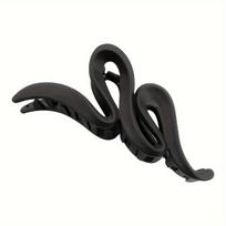 1PC Elegant Curve Large Grab Clip Frosted Solid Color Shark Clip Women daily use Hair Accessories juoda