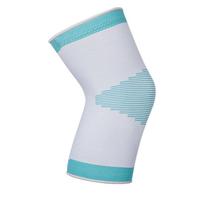 1PCS Fitness Running Cycling Knee Support Braces Elastic Nylon Sport Compression Knee Pad Sleeve for Basketball Volleyball S white