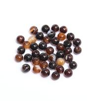 Creative Stripe Agates Beads Fashion Mobile Phone Chain Jewelry Making DIY Stone Wrist Strap Spacer Beads For Jewelry 4/6/8/10/12mm 40/30/20/5Pcs 4mm/40Pcs black