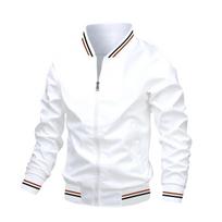 Tide Men's Autumn  Casual Coat Fashion Trend Outerwear  Tops Thin Wholesale Jacket Plus Size XXXXXL balta