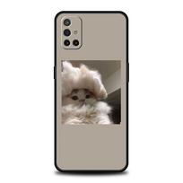 cute puppy Cat Phone Case For OnePlus 12 11 10 9 8 7 7T Pro 12R 10R 9RT 9R 8T Nord N100 N200 N10 2T CE 2 5G Soft Black Cover OnePlus 9 Pro gray