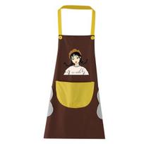 Cartoon Kitchen Sleeveless Apron PVC Waterproof Oilproof Cooking Clothes Cover