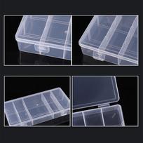 5 skyrių klasifikavimo laikymo dėžutė plastikiniai auskarai papuošalai priauginimo eksponavimas blakstienų priauginimo laikiklis laikymo dėžutė individualiam naudojimui skaidri