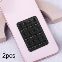 2Pcs Silicone Suction Phone Case Adhesion Mount Cup Handsfree Car Holders juoda