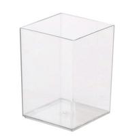 Pen Container Solid Acrylic Multifunctional Desktop Makeup Brush Pencil Holder Container Home Supplies Pen Organizer Pen Pot white