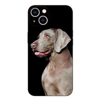 Black tpu Case For Samsung galaxy M53 M13 M62 A12 A22 A22S A32 A42 A52 A52S A72 4g 5g A20S weimaraner Samsung A32 5G