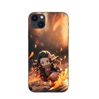 Coque Maniacase pour Iphone 14 Demon Slayer Nezuko 3D art anime Manga