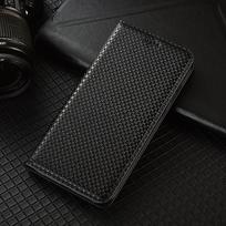 Genuine leather flip cover for Samsung A25 5G, A15, A05, A05S with anti-fall protection and straw mat design. A05 black