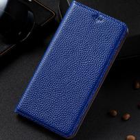Motorola P40Power Genuine Leather Flip Cover for MOTO One Action, P50, P30 - Ultimate Protection Case MOTO One Zoom/One Pro brown
