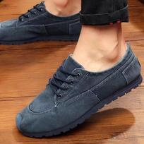 Men Casual Shoes  Fashion Men Shoes  Cloth Shoes Men Comfortable Loafers Slip on Men's Flats Sneakers Male Shoes 44