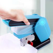 Heavy Duty Stapler Manual Office Nonslip Base Comfortable Handle Commercial Paper 264mmx83mmx264mm blue