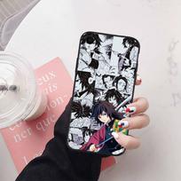 „Demon Slayer“ telefono dėklas, skirtas Redmi Note 5 6 7 8 9 10 11 12 13 Pro Max Plus 12C 11S 10S 10T 10X 10A 10C 9S 9T 9A 9C Prime NFC 8T 7A 8A S2 Redmi Note 13 Pro Plus 5G tamsiai mėlyna