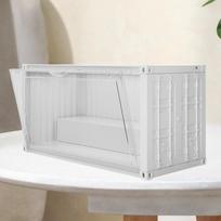 Action Figure Display Case Cabinet Showcase Doll Storage Box for Office Dresser Bedside Table balta