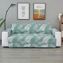 Spausdinta asmeninė sofa Integruotas pagalvės užvalkalas Keturių sezonų Universalus Universalus Žakardinis sofos rankšluostis Neslystantis Integruotas sofos užvalkalas 55x196cm 1pcs white