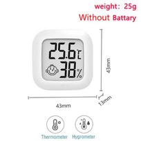 LCD Electronic Digital Temperature Humidity Meter Indoor Outdoor Thermometer Hygrometer Weather Station Clock balta