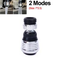 360 Degree Swivel Kitchen Faucet Aerator Adjustable Dual Mode Sprayer Filter Diffuser Water Saving Nozzle Bath Faucet Connector