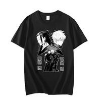 Jujutsu Kaisen Casual Shirtgeto Suguru Gojo Satoru Print Unisex T-Shirt Summer Unisex/Unisex Gift Clothes 4XL black