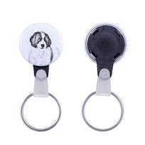 Tornjak, Bosnian And Herzegovinian - Croatian Shepherd Dog - keychain with a dog portrait, pendant with the brand's own Art-Dog graphics