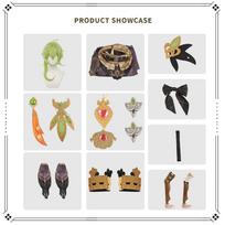 Game   Collei Cosplay Costume Comics Collei Dress Wig Accessories Halloween Carnival Costumes for Women Girls M-(Costume+Wig) beige
