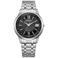 [Citizen] Exceed Light Powered Eco Drive radijo laikrodis, atsparus vandeniui Navy CB1140-61E vyriškas sidabrinis
